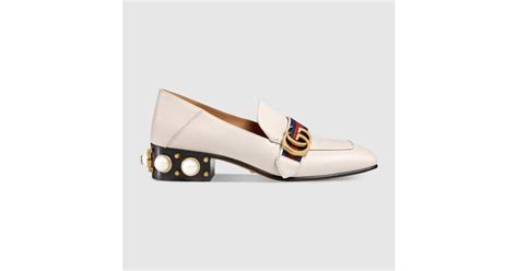 gucci pearl shoes|More.